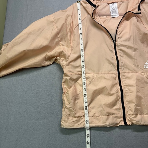 Adidas‎ x Zoe Saldana Women's Lightweight Hooded Windbreaker Jacket Size S - Picture 6 of 9